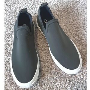 Superga Olive Green Neoprene Minimalist Streetwear Slip On Shoes SZ M 8.5/W 10